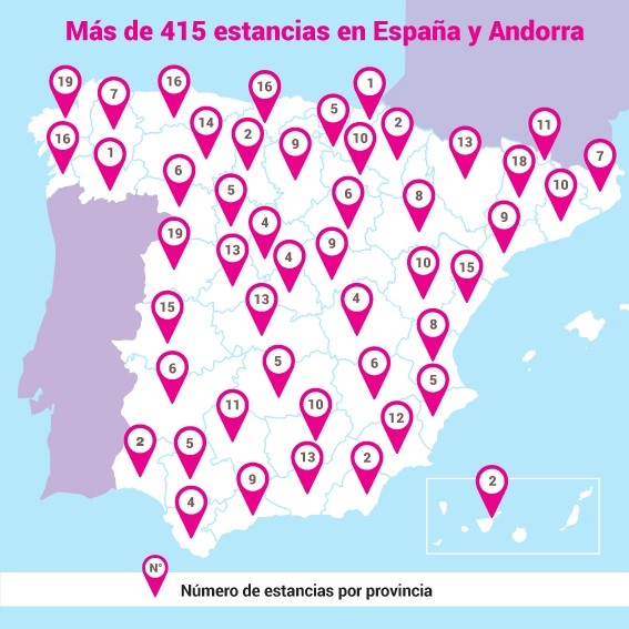 mil y una escapadas para disfrutar localizacion